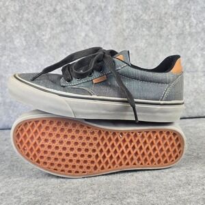 Vans Atwood Deluxe Grey Chambray Canvas Skate Shoes Mens Size 7 500714